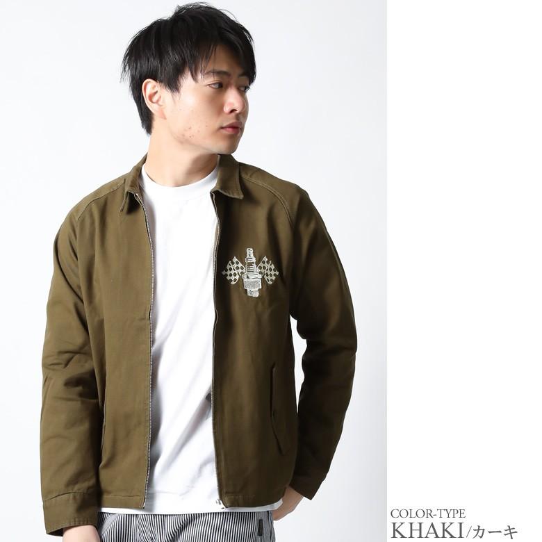 ワークジャケット スイングトップ 刺繍 ライトアウター メンズ アメカジ ブランド Confuse コンフューズ M L Xl 春服 22 H739 Co Maqua Store 通販 Yahoo ショッピング