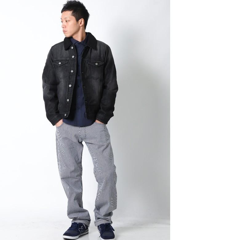 REALCONTENTS ヒッコリー ワークパンツ メンズ デニム REALCONTENTS ヒッコリー ワークパンツ メンズ デニム
