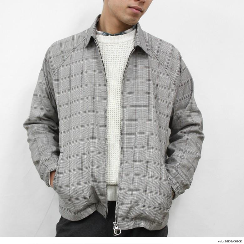 スイングトップジャケット メンズ シャツ チェック シャツ スイングトップジャケット メンズ シャツ チェック シャツ