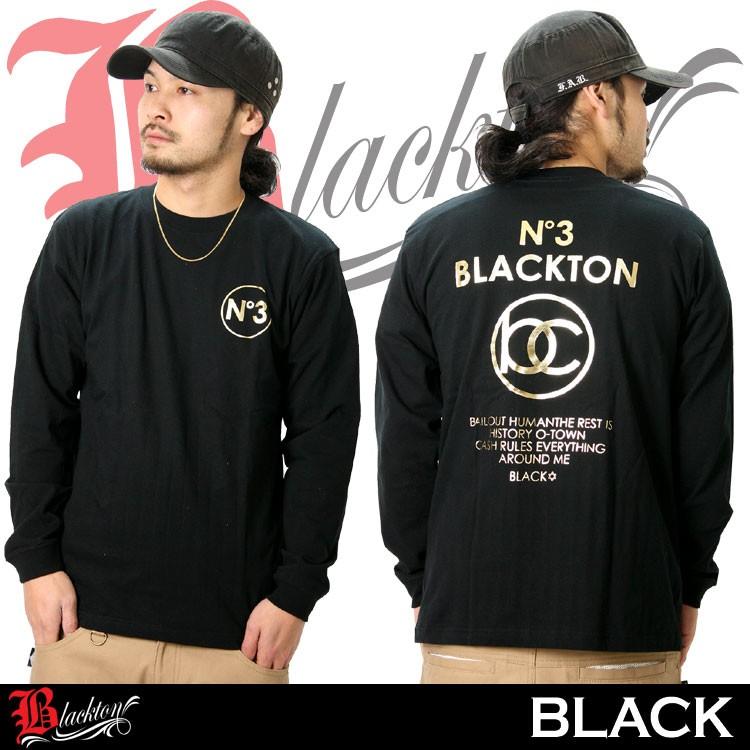 ロンT ストリート ブランド メンズ 長袖 Tシャツ プリント BLACKTON ブラクトン ロゴ 大きいサイズ 春 ファッション｜attention-store｜09