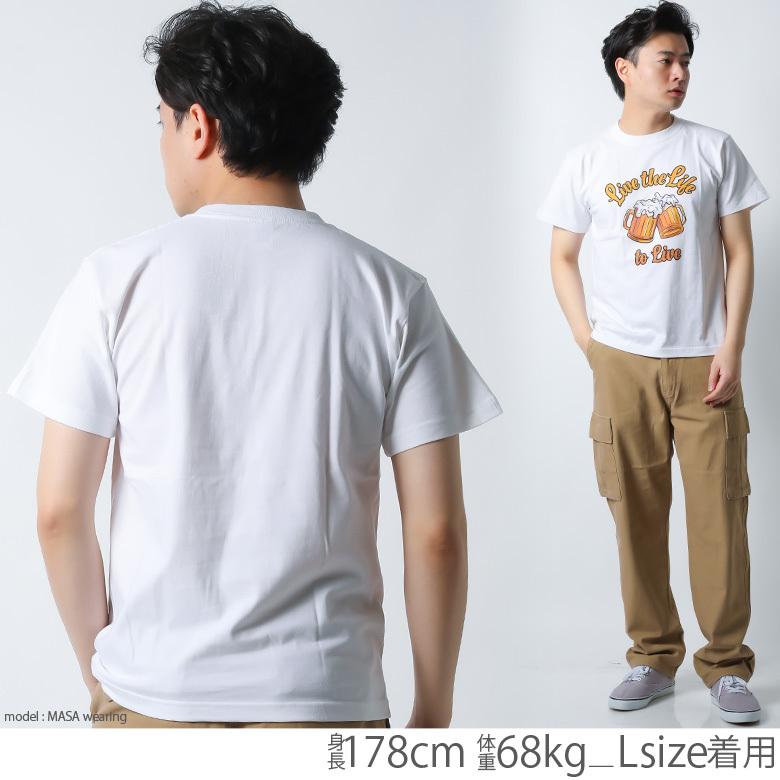 Tシャツ メンズ 半袖 ティーシャツ ロゴ ビール柄 beer プリント トップス カットソー 大きいサイズ 2L 3L ブランド おすすめ 夏 夏物 新作 メンズ夏物｜attention-store｜10