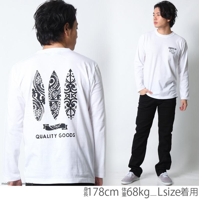 ロンT メンズ 半袖 ティーシャツ TEE XL XXL 2XL 3L 黒 ブラック