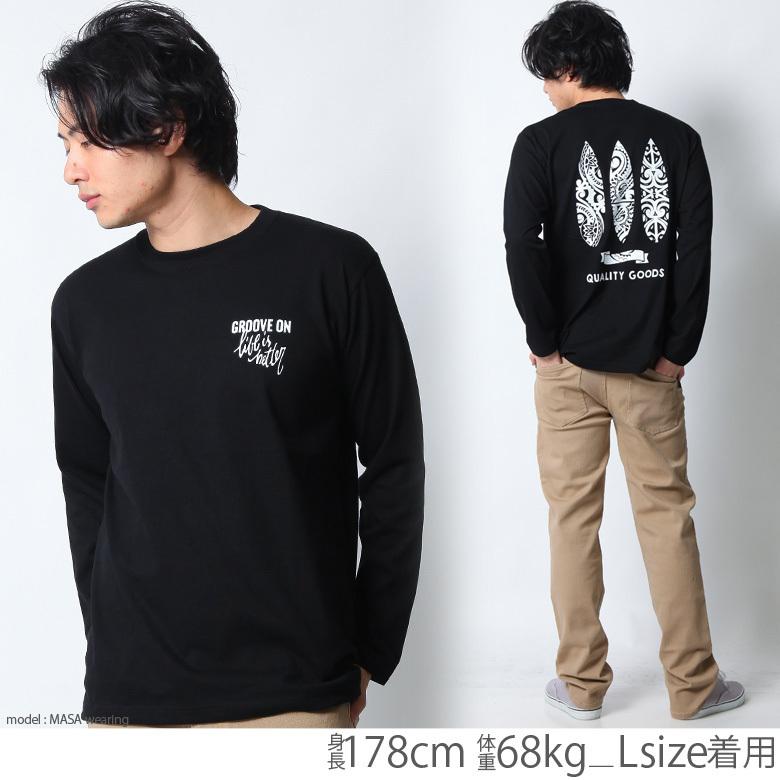 ロンT メンズ 半袖 ティーシャツ TEE XL XXL 2XL 3L 黒 ブラック 白 ホワイト プリント 大きいサイズ ブランド 人気  春 ファッション｜attention-store｜13