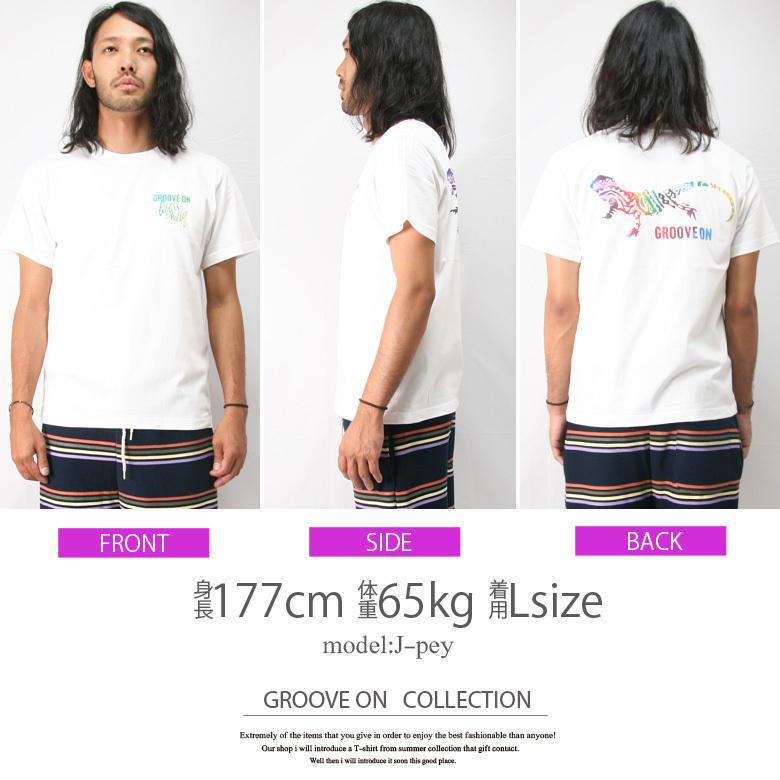 Tシャツ メンズ 半袖 ティーシャツ バックプリント トカゲ柄 トライバル調 タイダイ トップス カットソー 大きいサイズ 2L 3L ブランド 人気｜attention-store｜17