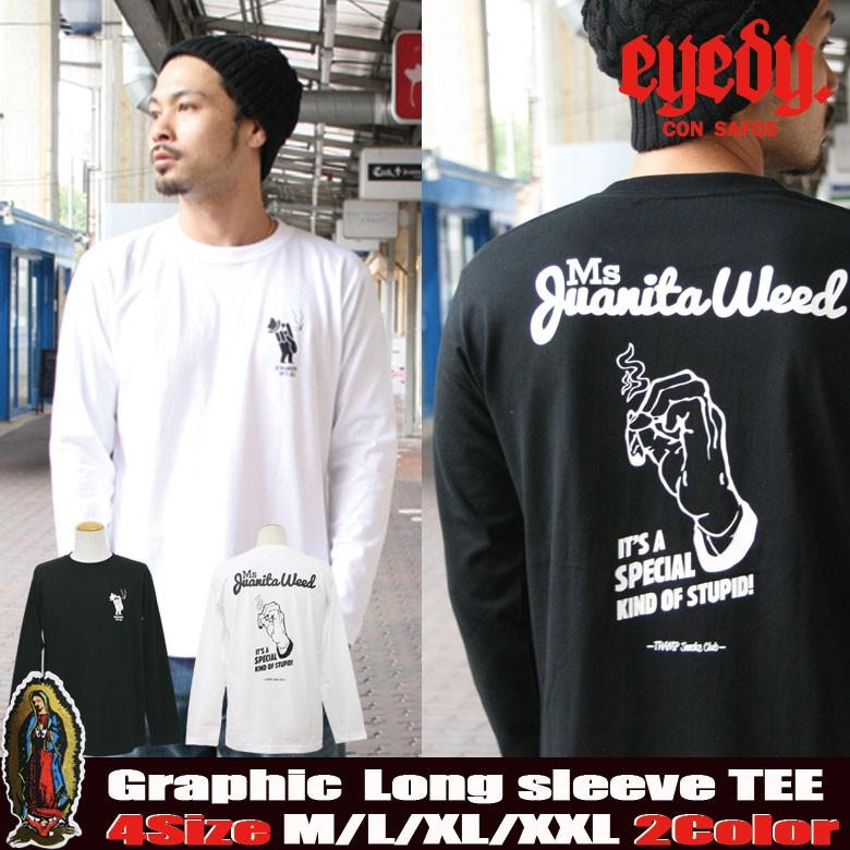 ロンt メンズ 長袖 Tシャツ アメカジ ブランド おしゃれ ロゴt 黒 白 M L Xl Xxl 3l Eyedy アイディー 3045 Idlt1008 Maqua Store 通販 Yahoo ショッピング