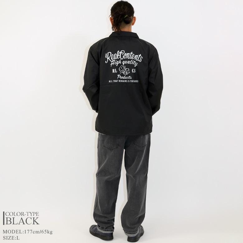 REALCONTENTS コーチジャケット メンズ ナイロン ウインド REALCONTENTS コーチジャケット メンズ ナイロン ウインド