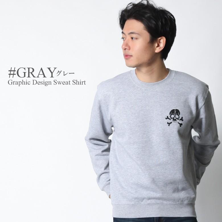 トレーナー メンズ ブランド スカル ロゴ ドクロ バックプリント 大きいサイズ おしゃれ かっこいい スウェット クルーネック アメカジ ストリート 黒 グレー 夏 Rcsc1242 Maqua Store 通販 Yahoo ショッピング