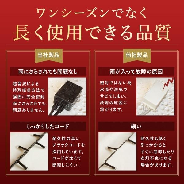 イルミネーションライト 100球 ゴールド イルミ クリスマス オレンジ