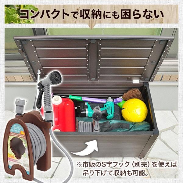 ホースリール 10m おしゃれ 7種類 ノズル 蛇口 散水 ホース 小型 コンパクト 洗車 女性 軽い 移動 ガーデニング コンパクトホースリール Attention 通販 Yahoo ショッピング