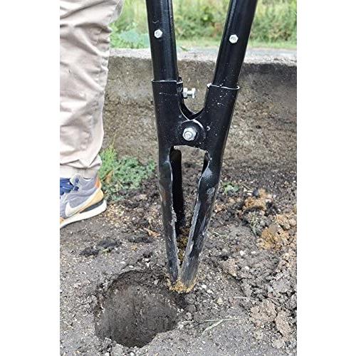 複式ショベル 穴掘り機 手動 千吉 10mm 穴掘り工具 立ったまま 穴掘り器 穴掘り 道具 穴あけ 工具 庭 土 畑 農業 ショベル 下穴堀 Attention 通販 Yahoo ショッピング