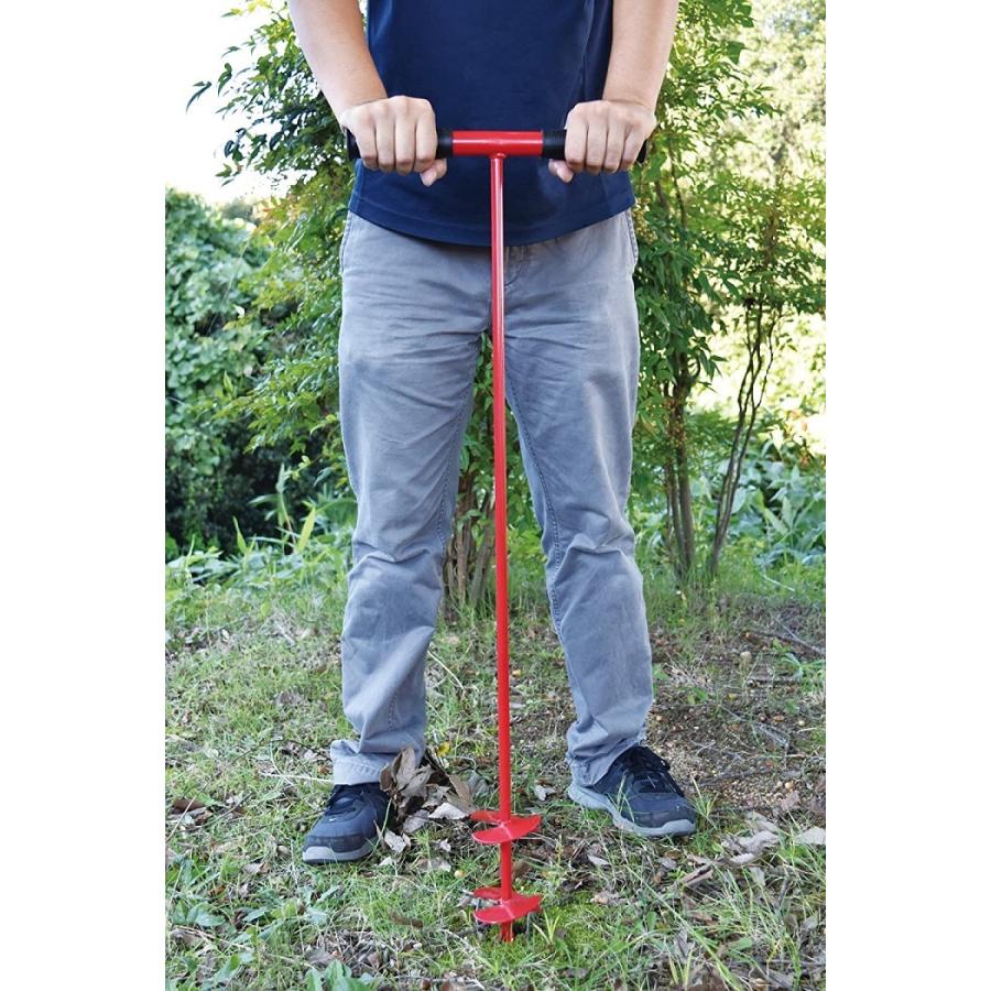 穴掘り機 穴掘り器 手動 立ったまま 千吉 80mm 穴掘り工具 穴掘り 道具 穴あけ 工具 庭 土 畑 農業 下穴堀 園芸用穴掘り器 防獣杭 フェンス Attention 通販 Yahoo ショッピング