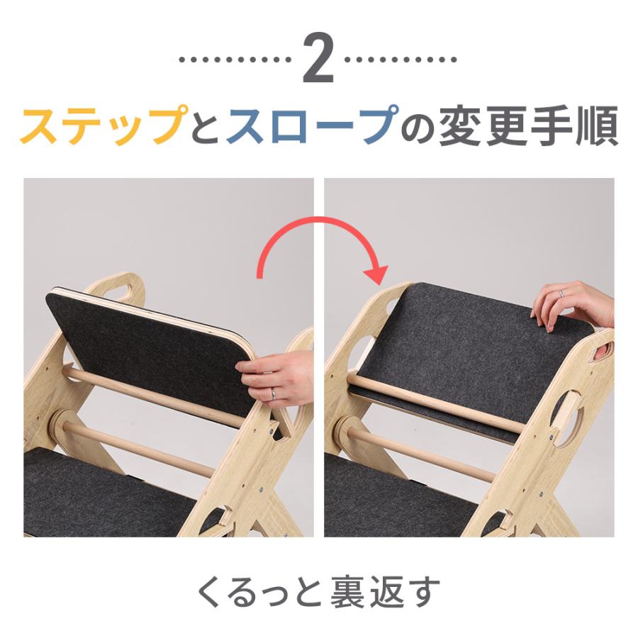ドッグステップ ドッグスロープ 3段 2WAY 階段 ペットステップ 犬