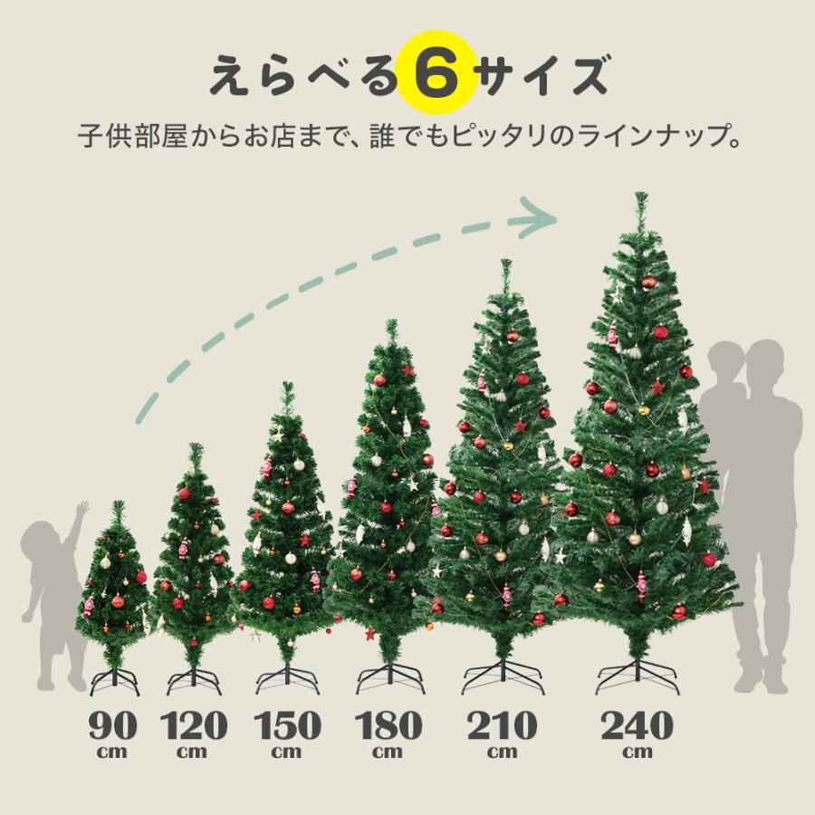 180センチ　クリスマスツリー 緑色 ファイバーツリー 180cm クリスマスツリー ホワイト グリーン ヌード