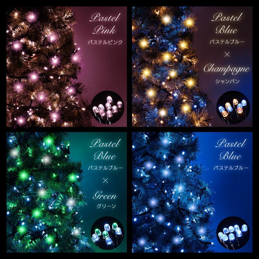 イルミネーションライト　ツリー GOODGOODS 4色 イルミネーション LED電飾 500球 30m