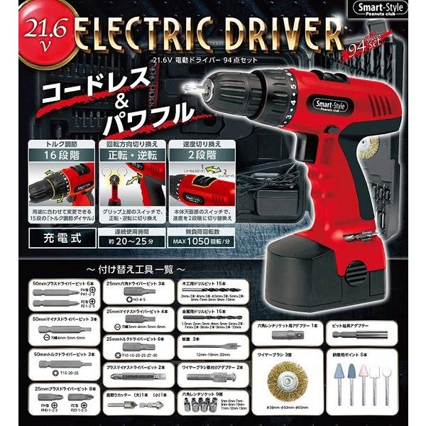 電動ドライバー 安い コードレス 電動ドリル 充電式 21.6V 電動ドリル