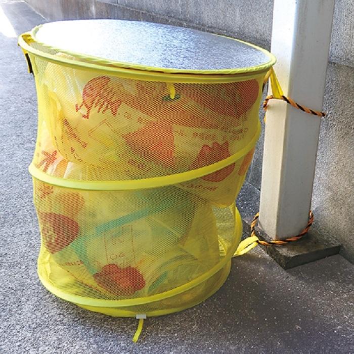 セフティー3 カラスよけゴミネット ゴミネット カラス 対策 折りたたみ