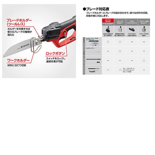 KYOCERA 電気のこぎりキット ケース付き ASK-1010KT 618403B