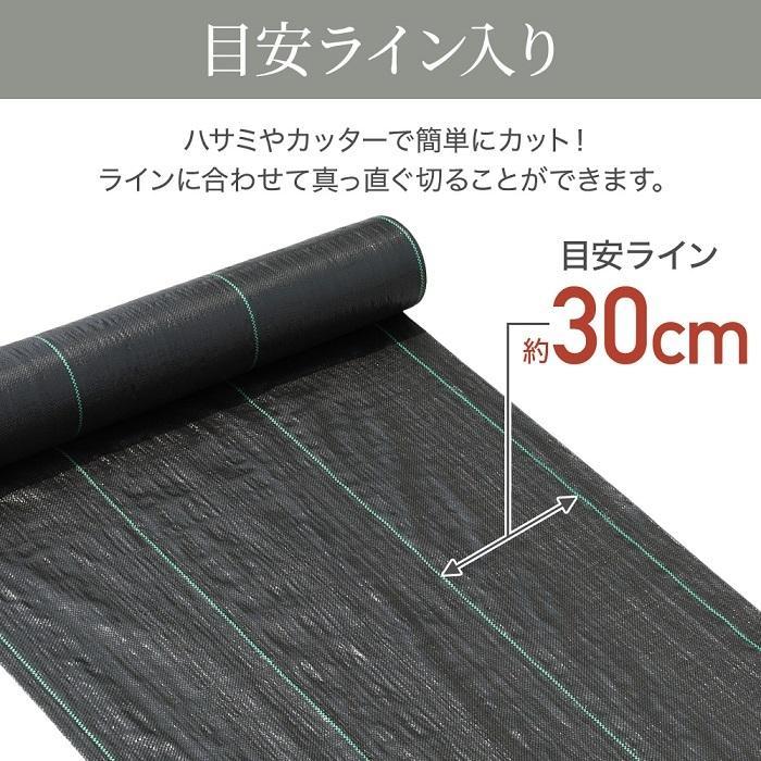 防草シート 除草シート 2m×100m UV剤入り 雑草シート ロール DIY 庭