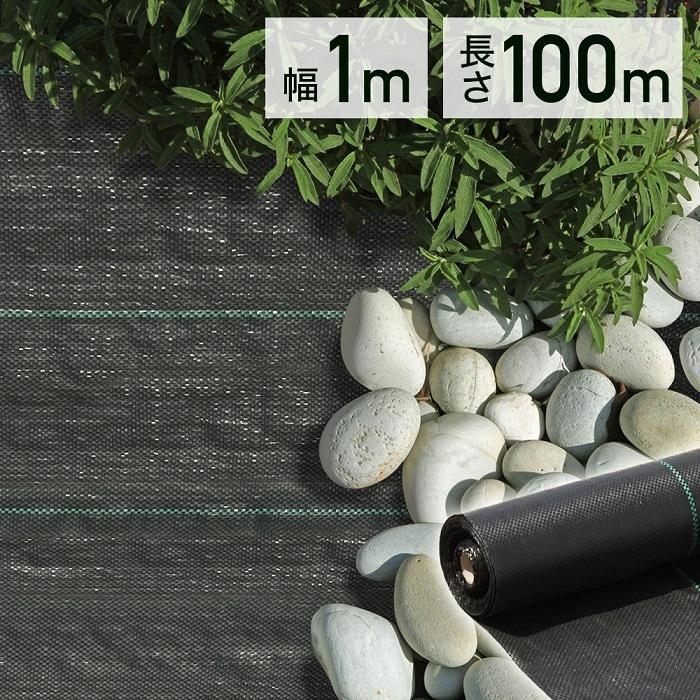 防草シート 除草シート ピン付きあり 1m×100m UV剤入り 人工芝 芝生