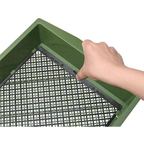土ふるい 砂ふるい 土ふるい機 園芸 篩 4mm 10mm フルイ 土ふるい器 網