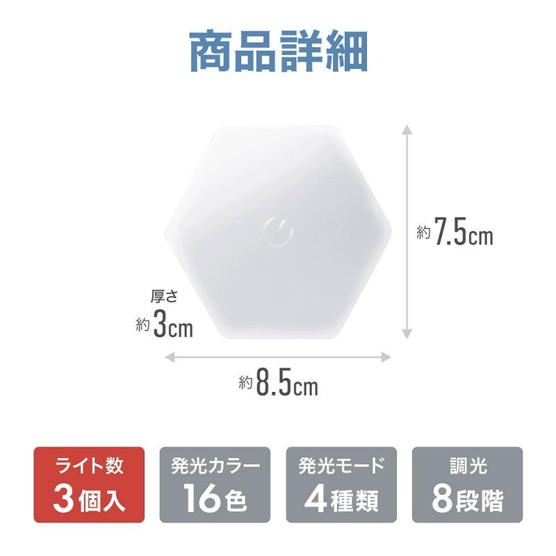 ウォールライト led ライト 調光 六角形ライト ナイトライト ウォールライト led ライト 調光 六角形ライト ナイトライト