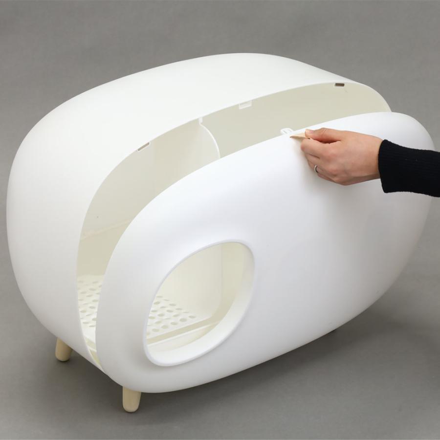 大型トイレ用品 透明/黒 トイレスコップ付き 楽天市場】【送料無料】猫トイレ 本体 スコップ付き 大きめ 猫用