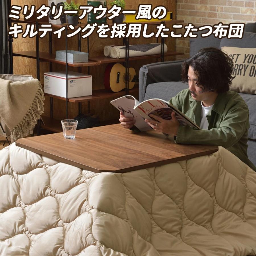 東谷 こたつ布団 正方形 190×190cm 撥水加工 リバーシブル こたつ布団