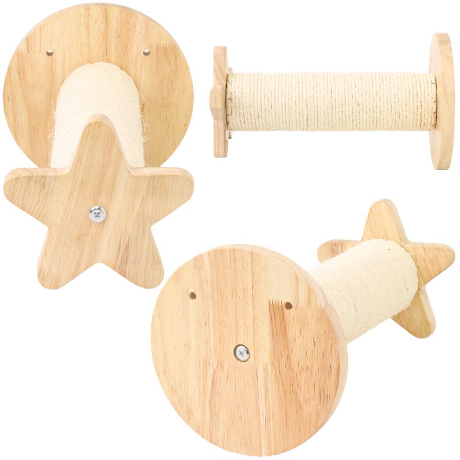 キャットステップ 壁付け 星 階段 猫用 猫ステップ キャットウォーク