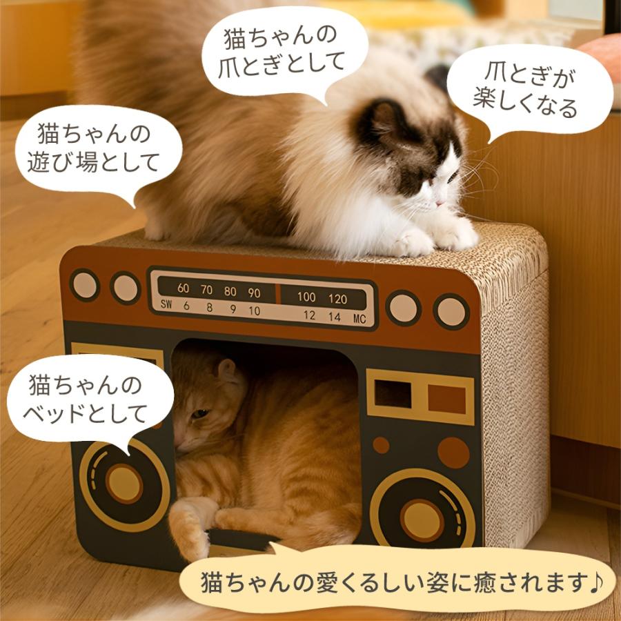 キャットハウス 爪とぎ 猫 ダンボール 猫用爪とぎ 爪とぎハウス 高密度