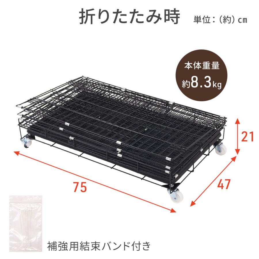 キャットケージ 猫ケージ 3段 折りたたみ式 110×75×47cm 猫 キャットケージ 猫ケージ 3段 折りたたみ式 110×75×47cm 猫
