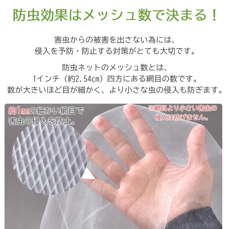 防虫ネット 園芸 1.8×50m 1.5×50m 3×10m 大型 防鳥ネット 園芸ネット 