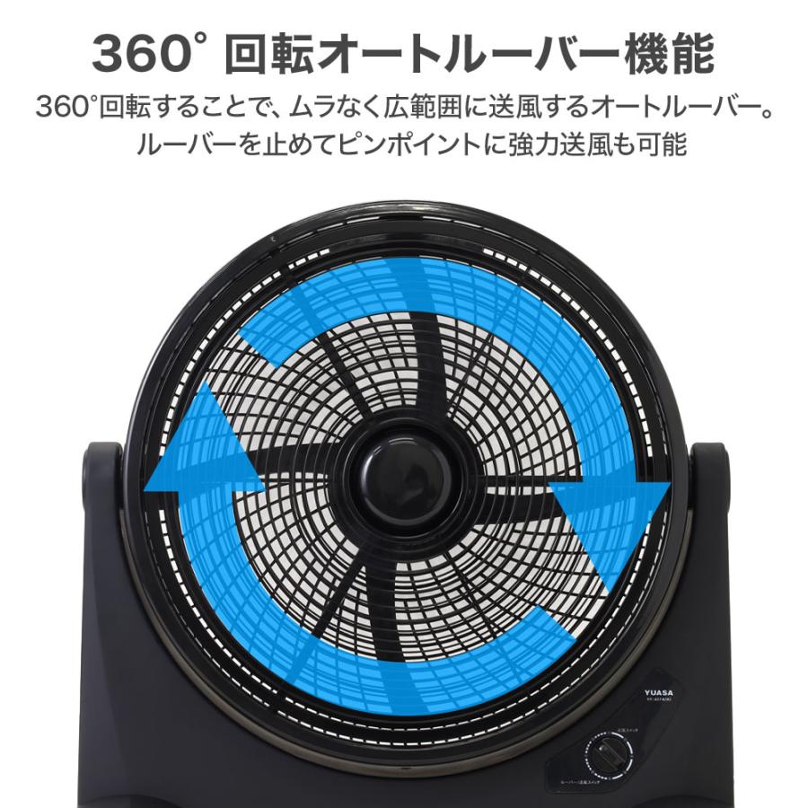 扇風機 アウトドア 充電式 防水 IPX4 サーキュレーター キャンプ ポータブル ファン 送風機 ポータブルキャンプファン アウトドア扇風機｜attention8-25｜03