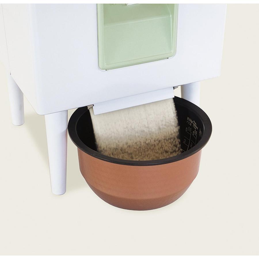 【美品】　エムケー精工　コメロン5 米びつ　ライスストッカー　昭和レトロ エムケー精工 米びつ 日本製 ライスストッカー コメロン 33kg スリム