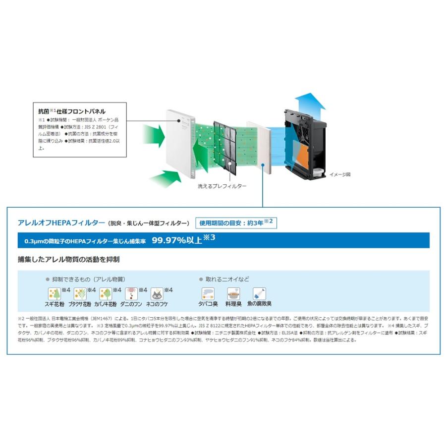日立（HITACHI） 空気清浄機 加湿 小型 卓上 空清16畳 加湿6畳 加湿