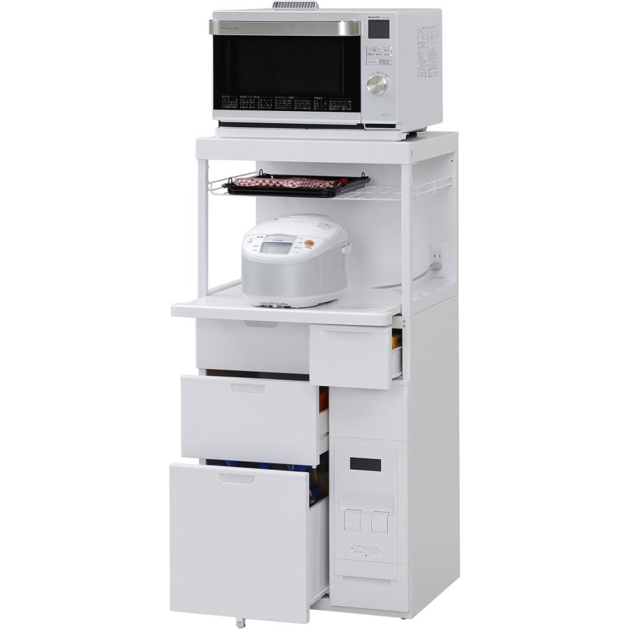 エムケー レンジ台 計量米びつ付(容量12kg) 日本製 Amazon｜エムケー レンジ台 『ファインキッチン』 計量米びつ付