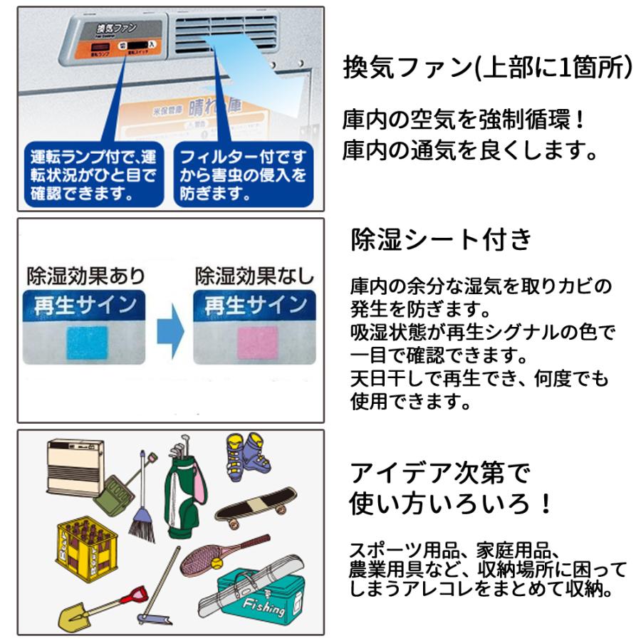 米保管庫 お米 収納庫 家庭 換気ファン 9俵 RSS-118S スタンダード