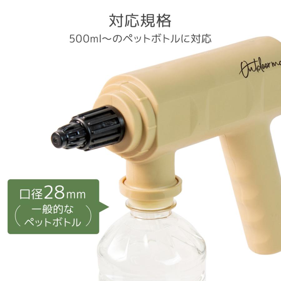 ペットボトルスプレー 霧吹き 自動 充電式 スプレー ペットボトル