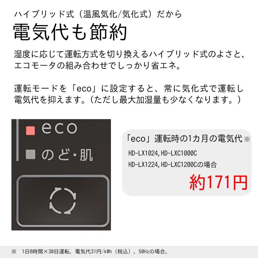 ダイニチ（Dainichi） 加湿器 ハイブリッド式 Dainichi HD-LXC1000CW
