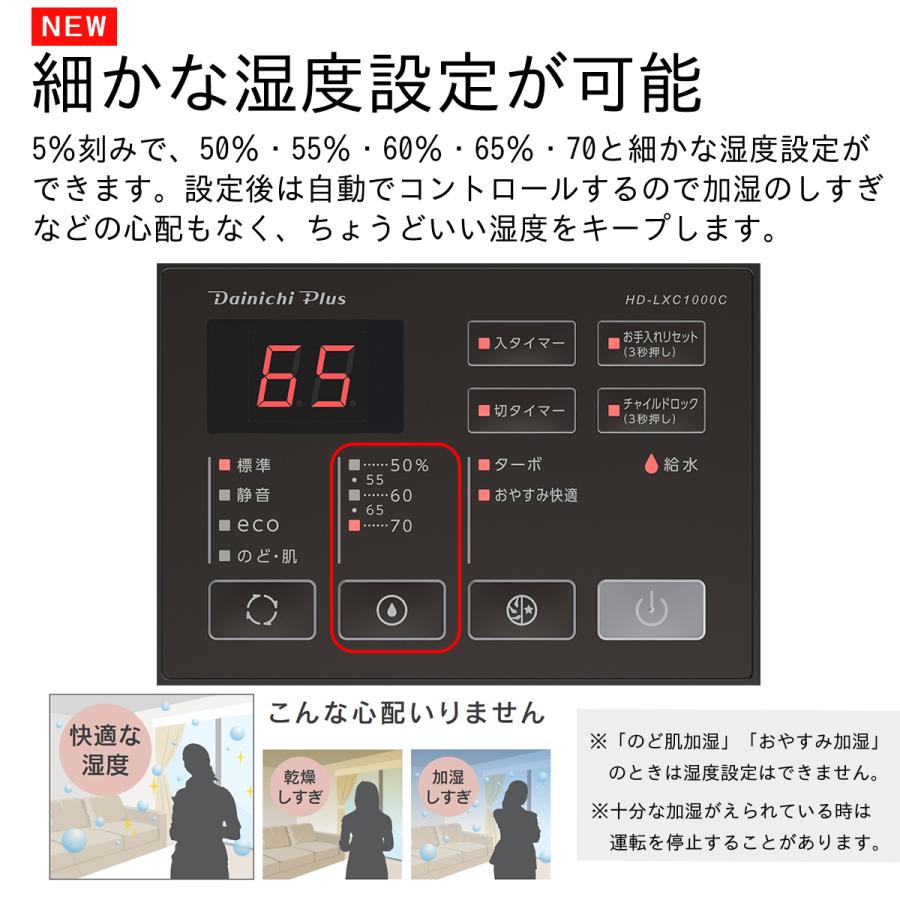 ダイニチ（Dainichi） 加湿器 ハイブリッド式 Dainichi HD-LXC1000CW