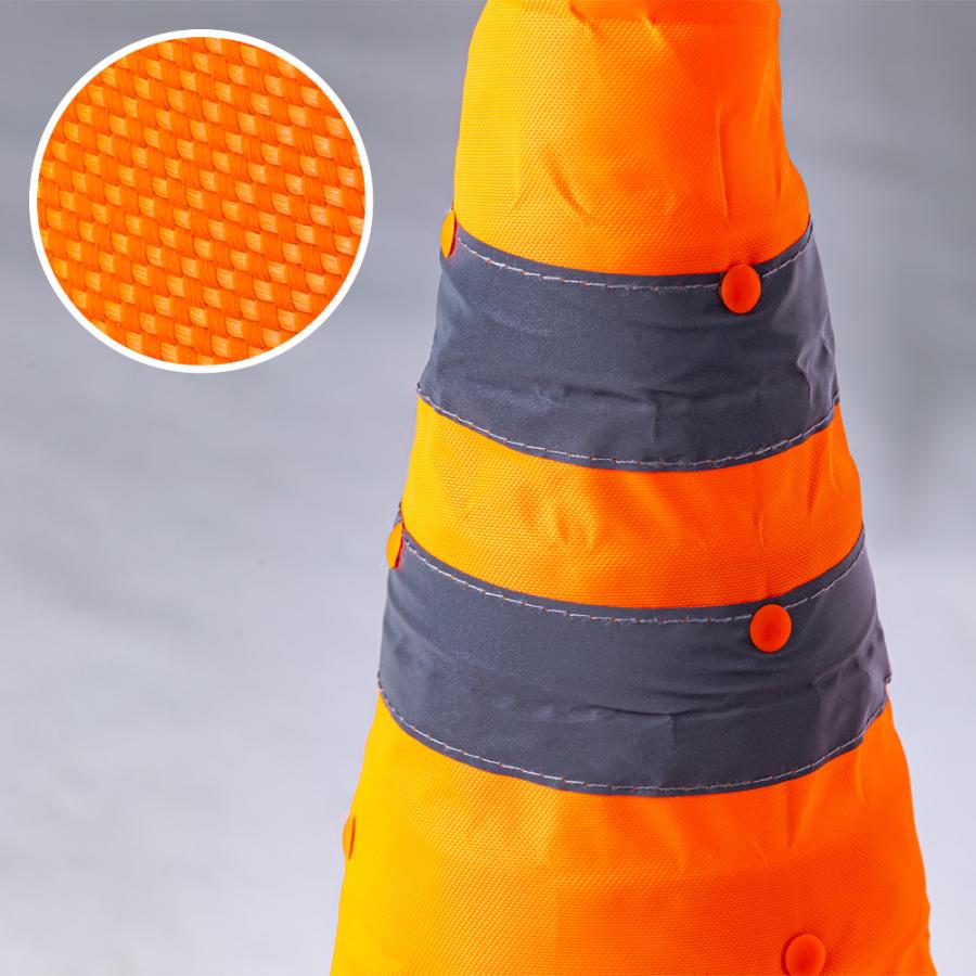 カラーコーン 折りたたみ 45cm 4本 8本 12本 20本 伸縮 三角コーン