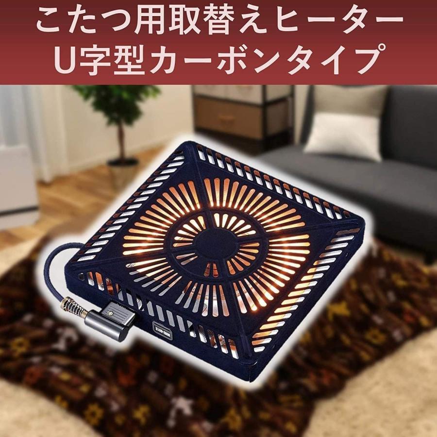 メトロ電気工業 こたつヒーター ファン付き 交換 取替え 後付け