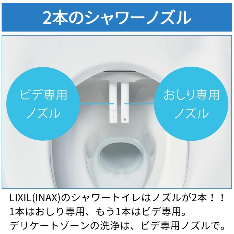 LIXIL（リクシル） トイレ INAX 温水洗浄便座 リモコン式 Wパワー脱臭