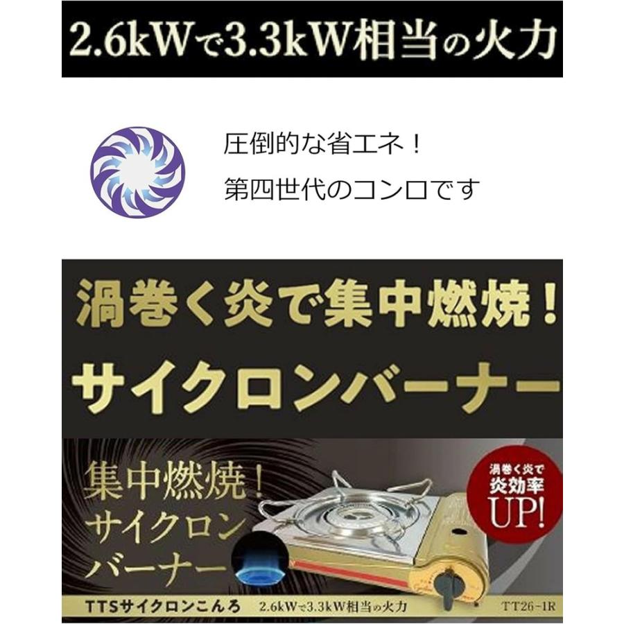 TTS カセットコンロ ミニ 安い 卓上コンロ ガス 卓上ガスコンロ