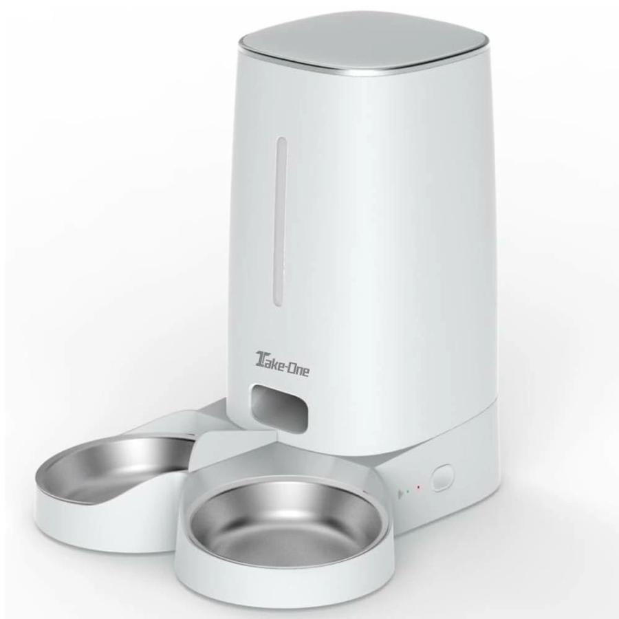 Take One ペット用自動給餌器 Amazon | Take-One(テイクワン) P2W 自動給餌器 2匹用 ペット給餌器 猫