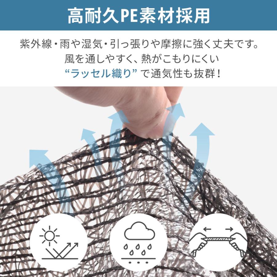 遮光ネット 30％ 35％ 寒冷紗 黒 2m×50m 50m 日よけ 10m 30m 2m 農業