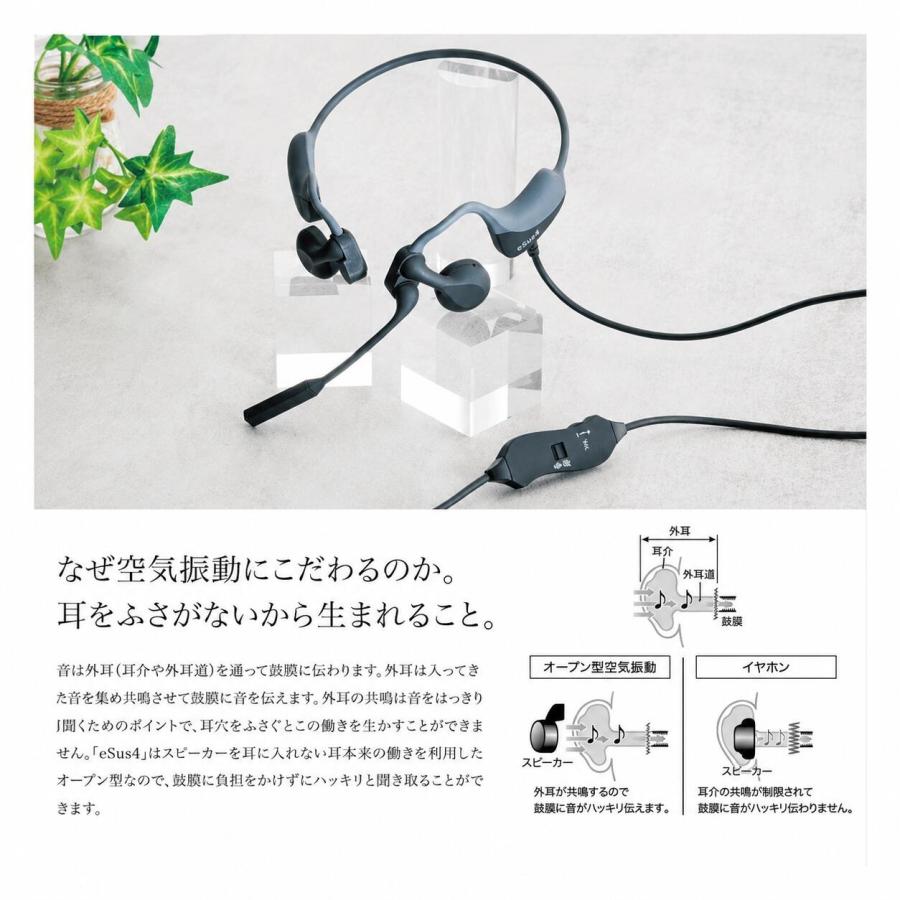 ヘッドセット 有線 マイク付き マイク イヤホン 空気伝導 テレワーク 