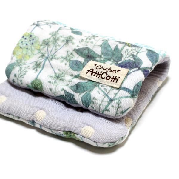 パッチワーク 8重ガーゼハンカチ リバティ 花柄 ハンドメイド タオル  