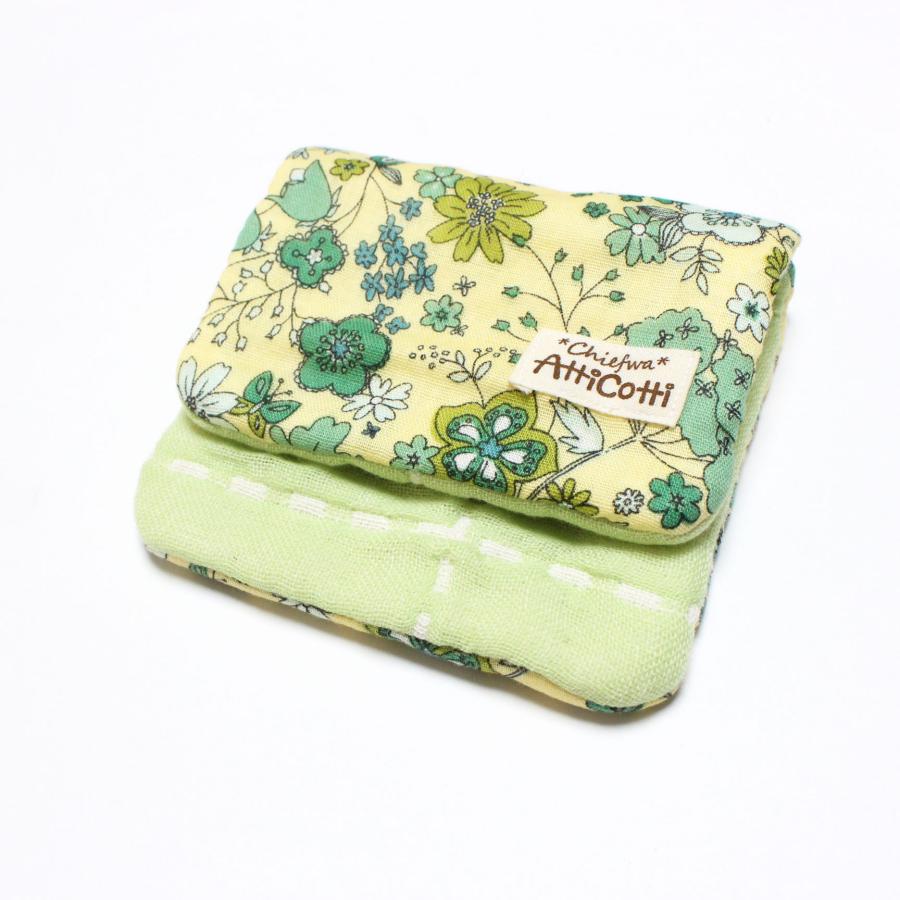 ガーゼハンカチ 8重 YUWA 水辺の花 フラワー 花柄 【1801円以上送料