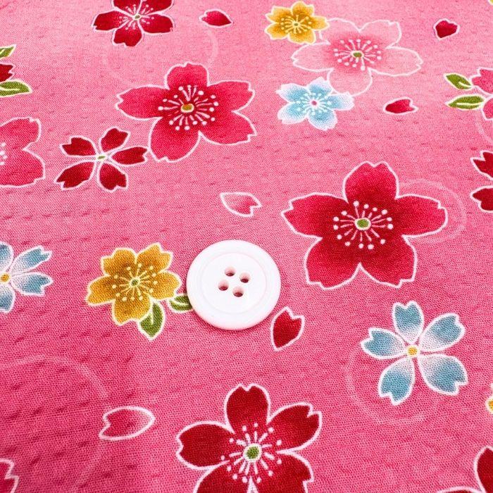 Sakura Ripple さくら柄リップル生地/暑い季節に活躍リップル生地/桜柄サッカ生地/凹凸のある生地/サクラ柄 : アットホビーゴトウ ...