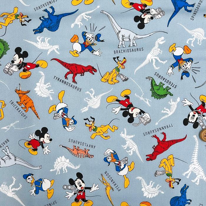 ○ディズニーキャラクターオックス生地/ミッキー&ミニーマウス柄 ○ディズニーキャラクターオックス生地/ミッキー&ミニーマウス柄